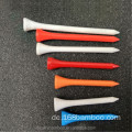 Bulk Natural Bambusgolf Tees mit kundenspezifischem Logo